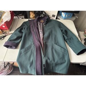 Mackintosh‎ New England Women's Green Size 12 Wool Peacoat Jacket